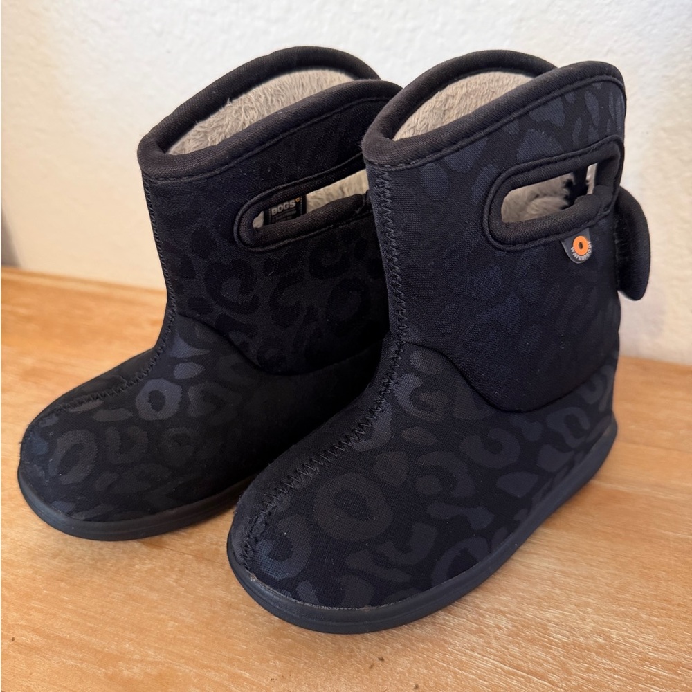 Black Leopard BOGS Boots